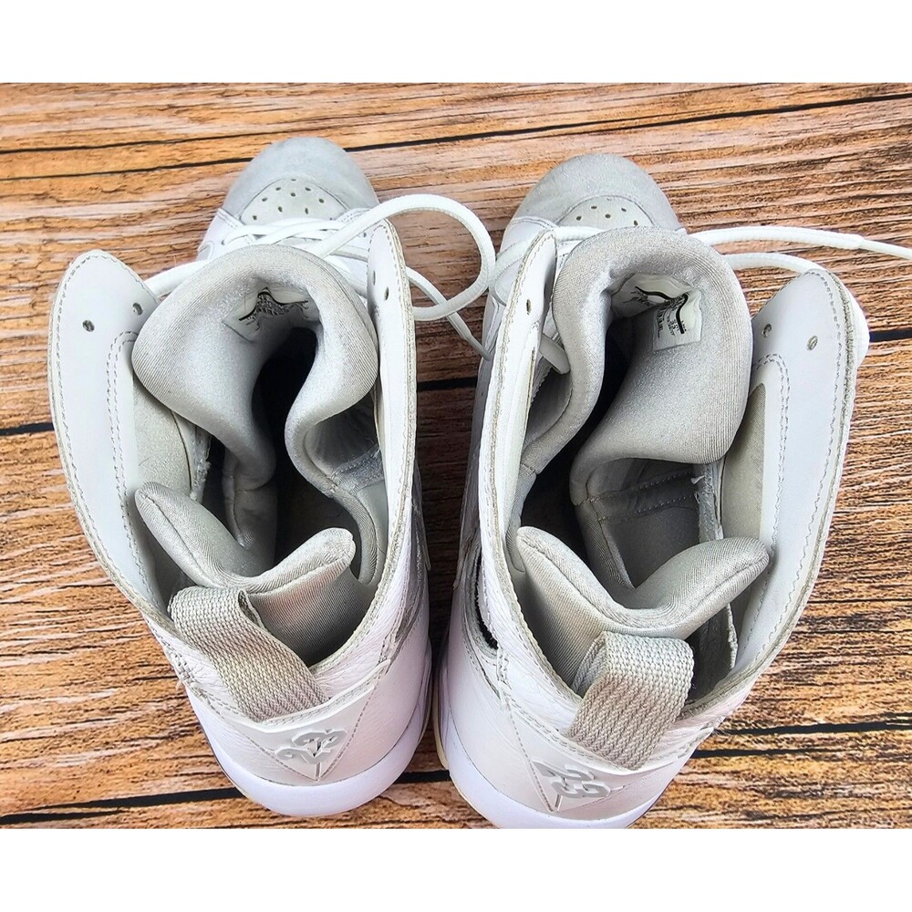 Air Jordan 304775-120 Retro 7 “Pure Money” Mens 15 White Grey 2016 GUC - Picture 9 of 12